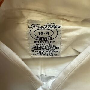 Brooks Brothers Makers Relaxed Fit White Dress Shirt
